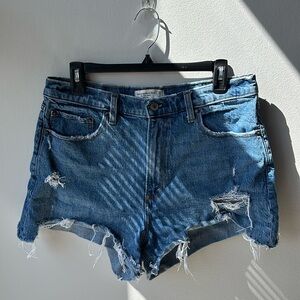Abercrombie and Fitch The Mom Short High Rise (Curvy Love - Size 31)